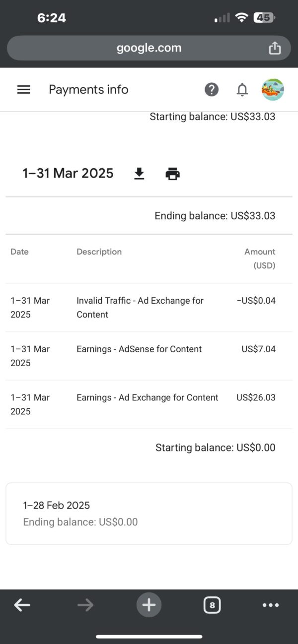 Pin Verified Website | 33$ Inside balance | Adx Used | Sorbet Adx Withdrawn By Parent